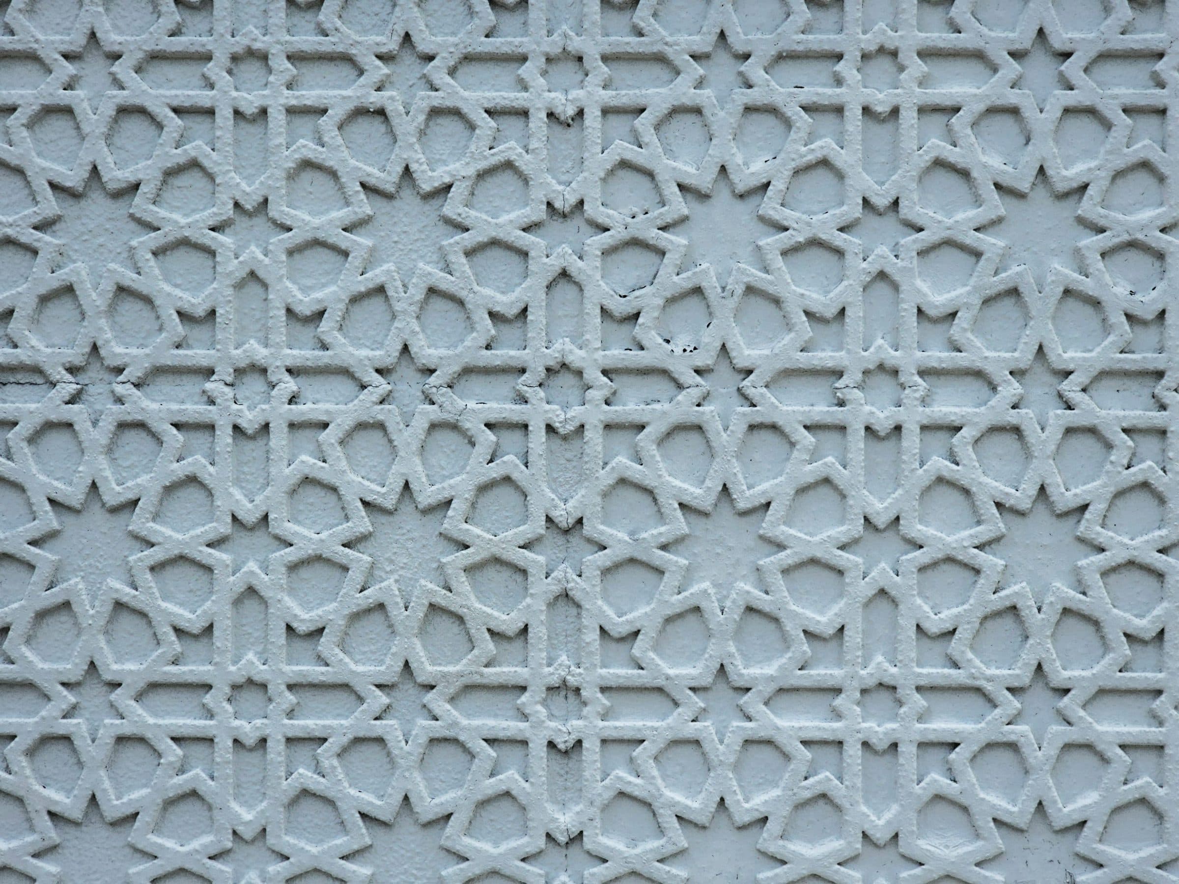 Interlocking geometric tilework